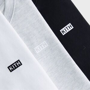 Kith Kids Short Sleeve Tees - Black, Gray, and White
